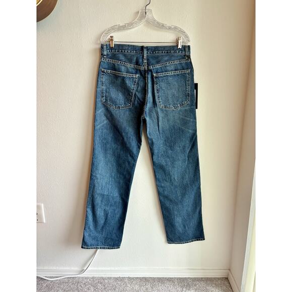 Nili Lotan Welder Patch Straight Leg Carpenter Jean Simon Wash 29 NWT - Picture 6 of 9